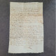Autographe 1803 BONICEL (1738-1823) Père De La "Mère Des Cévennes" (1764-1848) Ayant Eût Pour Fils GUIZOT Ministre - Historische Personen