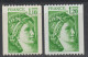 A AVOIR N° 000 ROUGE Sur N°2062 Et 2103 Neuf** - Unused Stamps