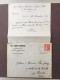 Enveloppe Et Lettre / Ecole Primaire Supérieure De Jeunes Filles / St Claude / Jura / 1934 - 1900 – 1949