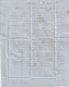 LETTRE. 12 AVRIL 58. N° 14. BALLEROY. CALVADOS. PC 242. BOITE URBAINE A. POUR LA GAUDINIERE - 1849-1876: Periodo Clásico