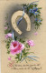 Illustrateur Fer à Cheval Roses    + Poème RV  Cachet Gepruft - Fleurs