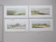 CHROMO Grand Format AIGUEBELLE: Lot 10 Différent Série PAYSAGE - Pontorson Sainpoint Scarpe Léman Sénart Seine Chantilly - Aiguebelle