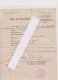 VIETNAM ORDRE DE DEPLACEMENT INFIRMIERE DE SAIGON A HUE 1953 - Documentos