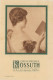 Publicité Imprimerie Kossuth 74 Rue Aqueduc Paris 10 Belle Femme Lecture Chien Schnauzer - Arrondissement: 10