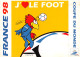 FOOTBALL 1998 Coupe Du Monde Carte Autocollante  26 (scan Recto Verso)MF2770BIS - Soccer