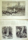 Delcampe - L'Univers Illustré 1874 N°1029 San-Remo Halle Au Blé Paris Ramasseuses De Bois Malaisie Gutta-perchaChasse Caoutchouc - 1850 - 1899