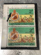 VIET NAM SOUTH STAMPS (ERROR Printed Deviate  1973-2 Dong)2 STAMPS Vyre Rare - Vietnam