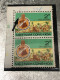 VIET NAM SOUTH STAMPS (ERROR Printed Deviate  1973-2 Dong)2 STAMPS Vyre Rare - Vietnam