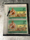 VIET NAM SOUTH STAMPS (ERROR Printed Deviate  1973-2 Dong)2 STAMPS Vyre Rare - Viêt-Nam