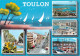 TOULON  Souvenir Multivue  Divers Aspects De La Ville  62 (scan Recto Verso)MF2794VIC - Toulon