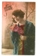 CPA Fantaisie Femme .  Bonne Année . Edit : Dix N° 2765 .  1931 - Donne