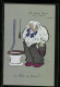 CPA Illustrateur Karikatur Armand Fallieres, Nos Grand Hommes, Le Midi Va Bouser!, Mann Steht An Toilette  - Hombres Políticos Y Militares
