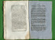 Delcampe - D-FR Gazette Des Tribunaux 1793 EPOQUE REVOLUTION Nombreux Jugements Intéressants à Lire - Documents Historiques