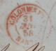 LETTRE. REUNION. 18 NOV 1857. PD. SUEZ. H.LECOULTRE & L.GAMIN. ST DENIS. PAR BOIS ROUGE. COLONIES FRA. NANTES - Covers & Documents