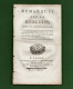 D-FR Pré-Révolution REMARQUES SUR LA NOBLESSE Dédiées Aux Assemblées Provinciales 1787 Par Antoine Maugard - Documents Historiques