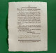 D-FR Révolution 1790 Délits De Chasse Commis Dans Les Lieux Réservés Pour Les Plaisirs Du ROI - Documents Historiques