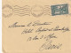 LETTRE. MONACO. 12 6 1938. N° 124 SEUL. LES COCCINELLES MONACO POUR PARIS - Briefe U. Dokumente