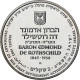 Israël, 2 Sheqalim, Edmond De Rothschild, 1982, MDP, BU, Argent, FDC - Israël