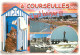 COURSEUILLES SUR MER CHAT BAIGNE 21(scan Recto Verso)ME2686 - Courseulles-sur-Mer