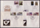 3344-3365 DDR-Jahrgang 1990 DM-Währung Komplett Auf 10 Blanko-Schmuck-FDCs - Jaarlijkse Verzamelingen