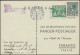 KLM-Flug Postjager/Pelikaan Amsterdam-Bandoeng-Amsterdam S'GRAVENHAGE 19.12.34 - Airmail