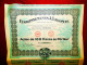 Etablissements A. Lecompte, Dakar, Senegal 1928 Share Certificate - Afrique