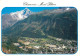 CHAMONIX Et Le Centre Sportif Avec Les Drus Et La Verte 28(scan Recto Verso)ME2694 - Chamonix-Mont-Blanc