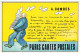 Carte Publicitaire, " Paris Cartes Postales "  / A. Combes / Ill. Mogard ( Style Folon ) - Folon
