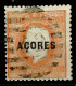 Açores, 1871, # 21 Dent. 12 3/4, Sob. A, Used - Azoren