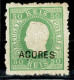 Açores, 1871, # 20e Dent. 12 3/4, Sob. C, MH - Açores