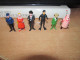 LOT FIGURINES TINTIN ESSO BELVISION 1973. - Tintin