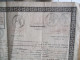1858 EMPIRE FRANCAIDEPOT RECRUTEMENT ET RESERVE PLACE PARIS CONGE LIBERATION  VOLTIGEUR 27 EME LIGNE SIGNATURE AUTOGRAS - Documentos