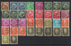 34 Verschidene Perfins Firmenlochungen  (0706) - Used Stamps