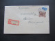 BRD 1953 Posthorn Nr.135 EF Tagesstempel Und Einschreiben Lendringsen (Kreis Iserlohn) Nach Menden Gesendet - Lettres & Documents