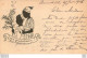 WIR GRATULIEREN NOUS FELICITONS CARTE ALLEMANDE 1912 SILHOUETTES ENFANTS AFRIQUE - Silhouetkaarten