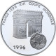Benin, 1000 Francs CFA, World Cup France 1998, 1996, BE, Argent, FDC - Benin