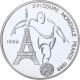 Tchad, 1000 Francs, World Cup France 1998, 1999, BE, Argent, FDC - Ciad