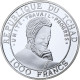 Tchad, 1000 Francs, World Cup France 1998, 1999, BE, Argent, FDC - Tchad