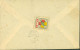 Enveloppe Illustrée Viva Franco Saludo A Franco Arriba Espana YT 578 603 583 Censura Militar De Correos San Sebastian - Cartas & Documentos