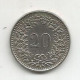 SWITZERLAND 20 RAPPEN 1964 B - 20 Rappen