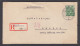 EINGESCHRIEBENER BRIEF AUS NORDHORN,MIT NOT RECO. ZETTEL,NACH BREMEN,1948. - Storia Postale