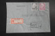 Bund Mi. 188+189 Auf R Brief Bremen 29.6.1956 Nach Mannheim - Storia Postale