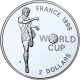 Bahamas, 2 Dollars, World Cup France 1998, 1997, Argent, FDC - Bahama's