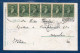 Argentina To Italy, "Gruss From Buenos Aires", 1899, Used Litho Postcard  (033) - Briefe U. Dokumente