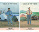 2 POSTCARDS SCOUTS OF THE WORLD  MIDDLE EAST - Scoutisme