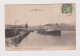 ENGLAND - Folkestone Boulogne Boat Leaving Harbour Used Vintage Postcard - Folkestone