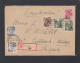 EINGESCHRIEBENER BRIEF AUS FURTWANGEN,MIT NOT RECO. ZETTEL,NACH FELLBACH,1948. - Bade