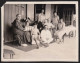 Jolie Photographie De La Famille Pourverelle Le 11 Août 1929 Au Cap Ferret, Généalogie, Ancêtres, 10,6 X 8,3 Cm - Orte