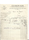 3 Factures 1911-33 / 25 ORNANS / PARIS COGNAC MARSEILLE / Distillerie CUSENIER / Oxygénée, Apéritifs Cognacs - 1900 – 1949
