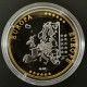 MEDAILLE ARGENT 20g 40mm PAYS BAS / PREMIERE FRAPPE EURO / Ornement En Or - Other & Unclassified